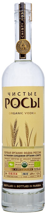 Водка Чистые Росы из Ржаного зерна 0,5л