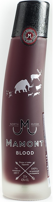 Настойка полусладкая Мамонт Блад 0,5л