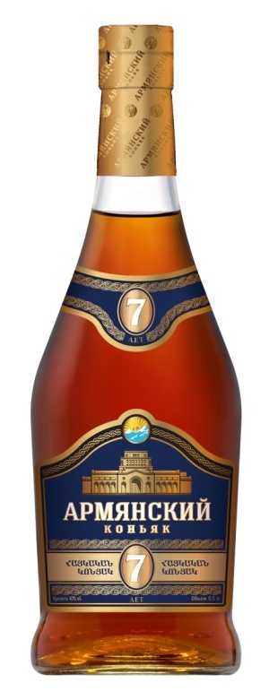 Коньяк армянский Востан 7 лет 0,5л 