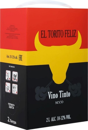 Вино Эль Торито Фелис белое сухое 2л