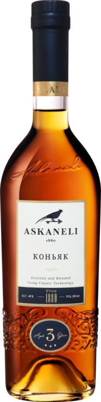 Коньяк грузинский Асканели 3 года 0,5л 