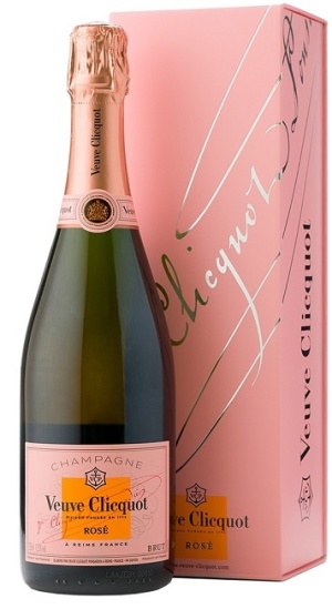 Игристое вино Шампань Вдова Клико Понсардин Розе розовое брют 0,75л п/у