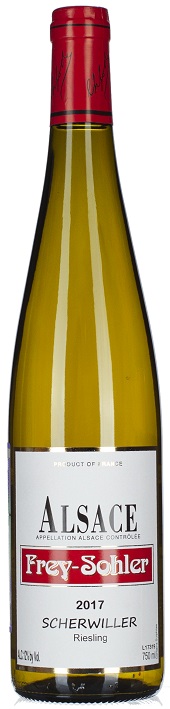Вино Фрей Золер Рислинг Эльзас Шервилле белое сухое 0,75л