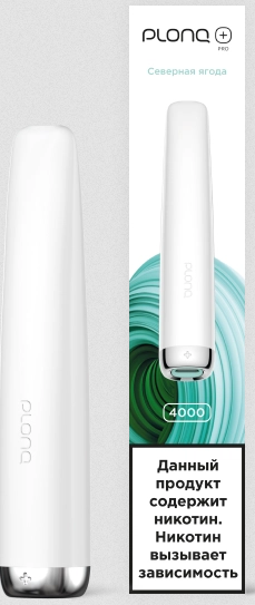 Электронная система доставки никотина Plong Plus Pro северная ягода 4000 затяжек