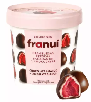 Десерт замороженный Франуи Малина в белом и темном шоколаде 150г Десерт замороженный Франуи Малина в белом и темном шоколаде 150г