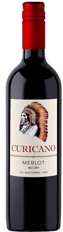 Вино Курикано Мерло красное сухое 0,75л