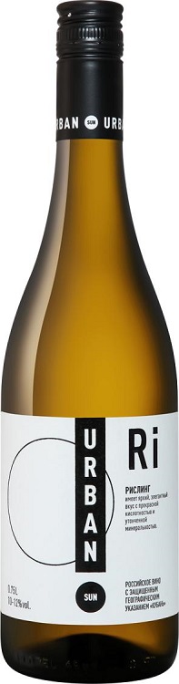 Вино Урбан Сан Рислинг белое сухое 0,75л
