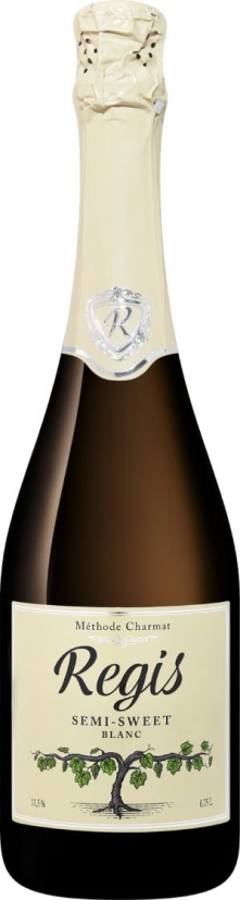 Игристое вино Режи белое полусладкое 0,75л