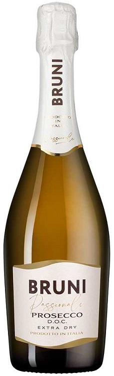 Игристое вино Просекко Бруни Экстра Драй белое брют 0,75л