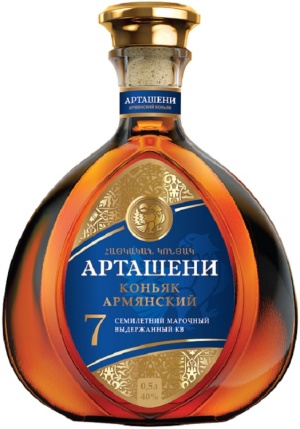 Коньяк армянский Арташени 7 лет 0,5л