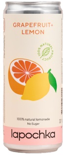Напиток б/алк. газ. Лапочка Грейпфрут и Лимон 0,33л ж/б