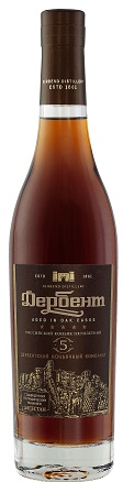 Коньяк Дербент 5 лет 0,5л