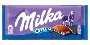 Шоколад Молочный Милка с печеньем Орео 100г