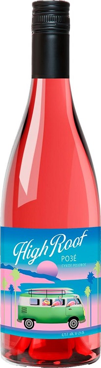 Вино Хай Руф Розе розовое сухое 0,75л