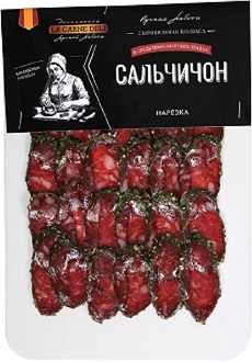 Колбаса сыровяленая Сальчичон Монтанья Премиум в пряных травах нарезка 60г 