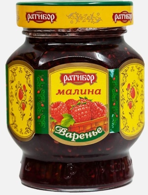Варенье Ратибор Малина 360г ст/б