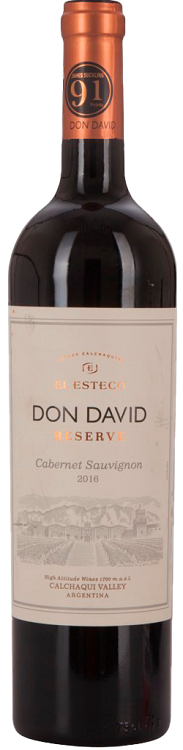 Вино Каберне Совиньон Дон Давид Сальта красное сухое 0,75л