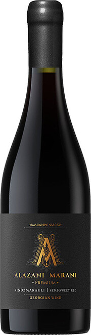 Вино Киндзмараули Алазани Марани Премиум красное полусладкое 0,75л