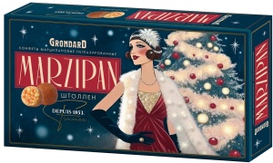 Конфеты Грондард Марципановые Штоллен 126г 