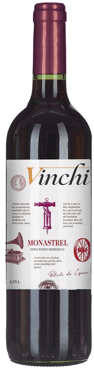 Вино Винчи Монастрель Фернандо Кастро красное полусухое 0,75л