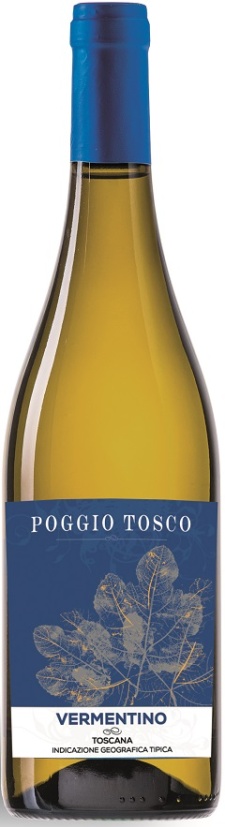 Вино Поджио Тоско Верментино белое сухое 0,75л