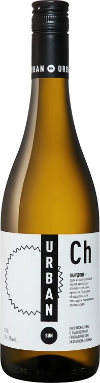 Вино Урбан Сан Шардоне белое сухое 0,75л