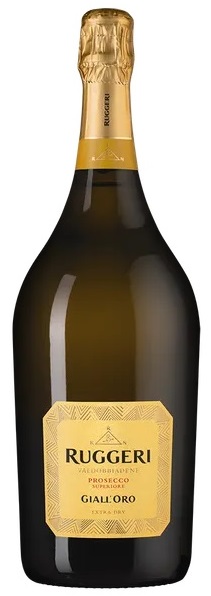 Игристое вино Просекко Вальдоббьядене Супериоре Руджери Джалл Оро белое сухое 1,5л