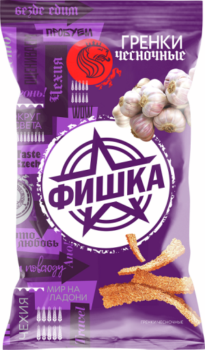 Гренки Фишка чесночные 120г