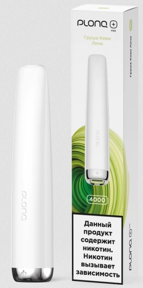 Электронная система доставки никотина Plong Plus Pro Груша-киви-личи 4000 затяжек
