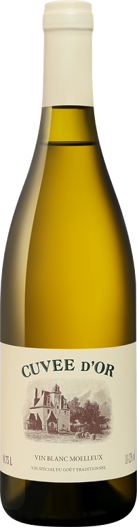 Вино Кюве Д Ор белое полусладкое 0,75л