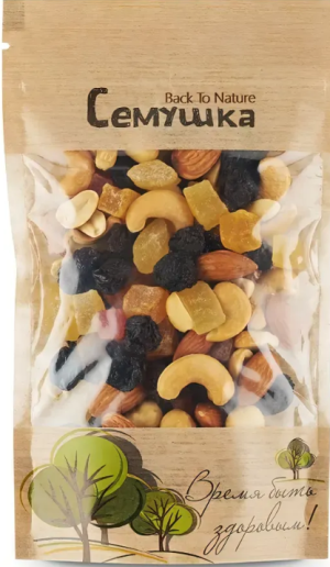 Смесь орехов Семушка сладкая с цукатами 110г