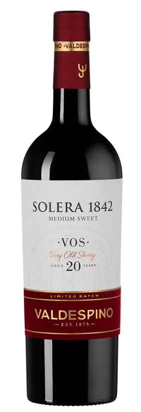 Вино ликерное Херес Вальдеспино Олоросо Солера 1842 Вери Олд Шерри 0,5л