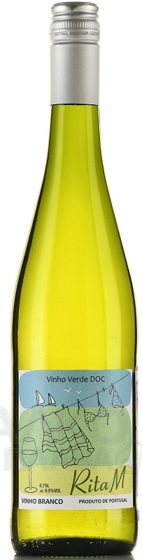 Вино Винью Верде Рита М белое полусухое 0,75л