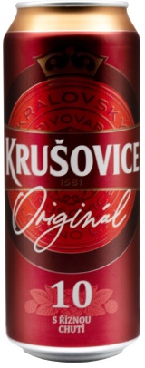 Пиво Крушовице Оригинал 10 светлое 0,5л ж/б