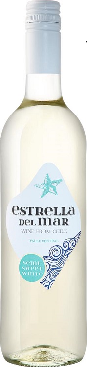 Вино Эстрелья дель Мар Центральная Долина белое полусладкое 0,75л