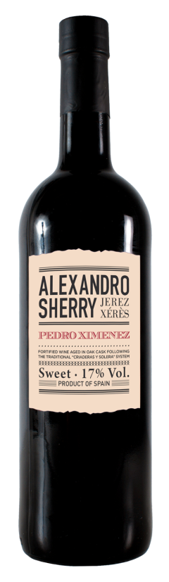 Вино ликерное Херес Алехандро Педро Хименес 0,75л