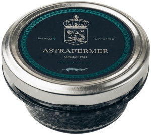 Икра черная Осетр Астрафермер Премиум 100г ст/б