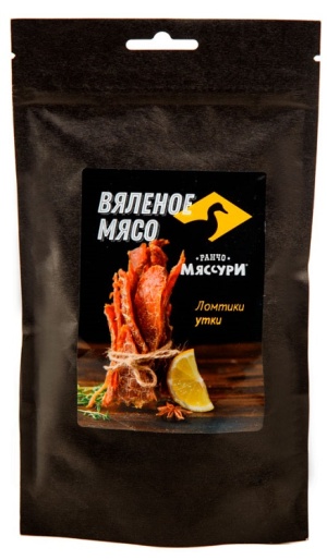 Снеки Ранчо Мяссури Утка вяленая 40г Снеки Ранчо Мяссури Утка вяленая 40г