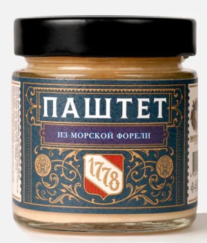 Паштет Гастрономия 1778 из морской форели 100г