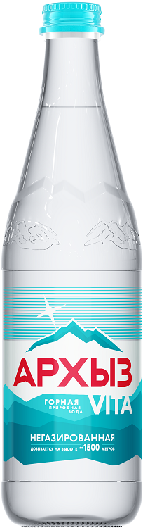 Минеральная вода Архыз Вита негаз. 0,5л ст