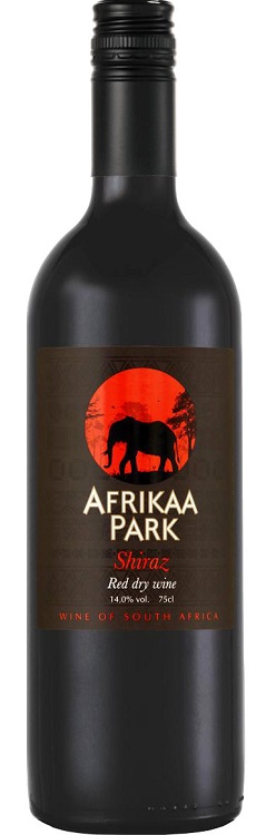 Вино Африкаа Парк Шираз красное сухое 0,75л