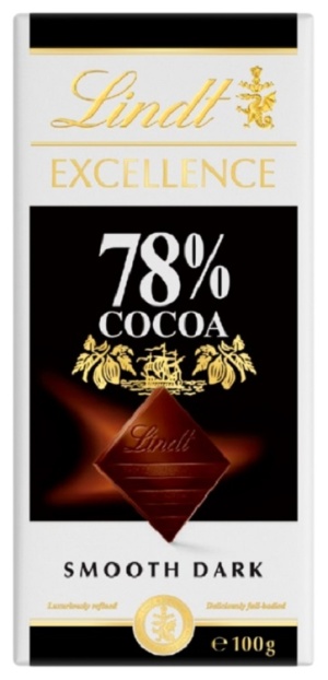 Шоколад горький Линдт Экселленс 78% 100г