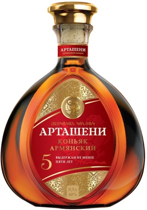 Коньяк Арташени 5 лет 0,5л Коньяк Арташени 5 лет 0,5л