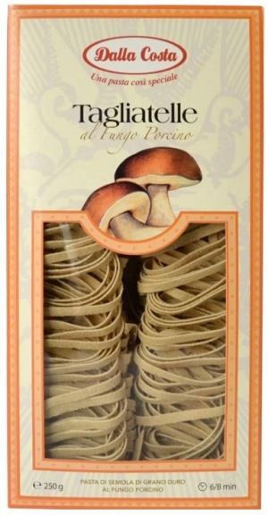 Паста Далла Коста Тальятелле с белыми грибами без яиц 250г