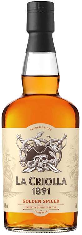 Спиртной напиток Ла Криолла Голден Спайсд 0,7л