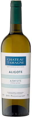 Вино Шато Тамань Алиготе белое сухое 0,75л