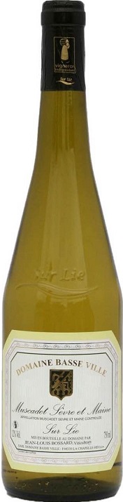 Вино Домен Басс Виль Мюскаде Севр е Мэн Сюр Ли белое сухое 0,75л 
