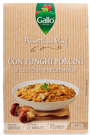 Ризотто Ризо Галло с белыми грибами 175г