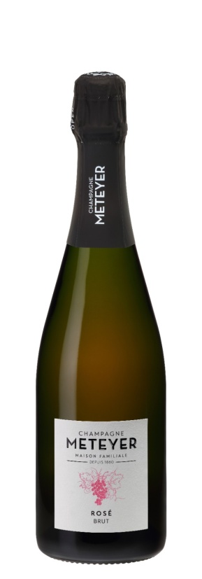 Игристое вино Шампань Метейе Розе розовое брют 0,75л