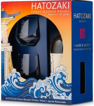 Виски Хатозаки 0,7л п/у + 2 бокала
